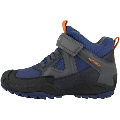 Immagine di Geox J New Savage Boy B A, Scarpe a Collo Alto Bambini e ragazzi, Blue Dk Grey, 41 EU