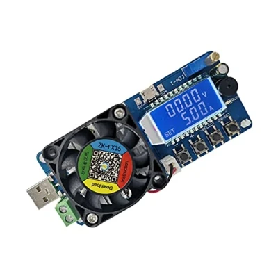 Immagine di WANGCL Tester di carico elettronico DC FX35 5A 35W Rilevatore Potenza USB a Corrente costante capacità della Batteria Resistore Regolabile Display LCD