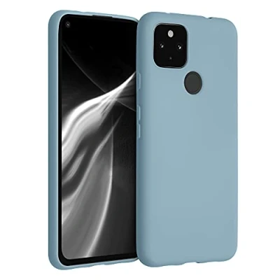 Immagine di kwmobile Custodia Compatibile con Google Pixel 4a 5G Cover Back Case per Smartphone in Silicone TPU Protezione Gommata antique stone