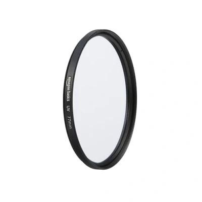 Immagine di Amazon Basics 77 mm Filtro di Protezione UV Circolare per Immagini più Nitide, Protegge da Polvere, Sporcizia e Graffi