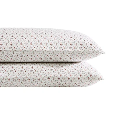 Immagine di Laura Ashley Home Collezione rasatello Set di 2 federe 100% cotone, liscio e luminoso come la seta, biancheria da letto resistente alle pieghe, Evie