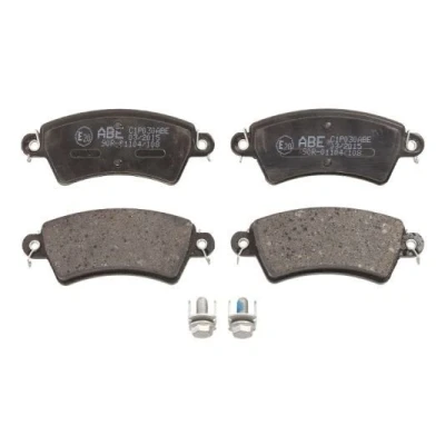 Immagine di ABE C1P030ABE Kit pastiglie freno Assale anteriore Non predisposto per contatto segnalazione usura PEUGEOT: 206 Hatchback, 306 Hatchback
