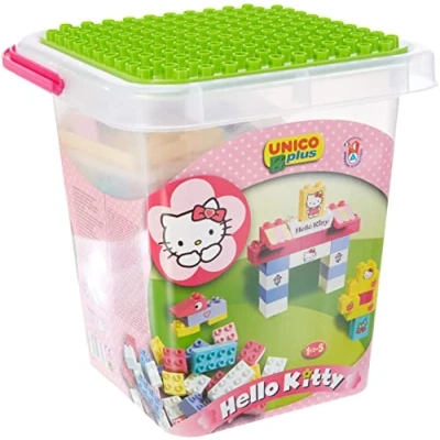 Immagine di COSTRUZIONE Unico Hello Kitty Secchio Grande 104pz 8662