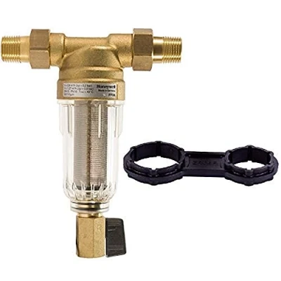 Immagine di FILTRO CON LAVADO MANUAL Y VASO TRANSPARENTE 3/4&quot; TMAX 40ºC PE 16 BAR MALLA 105/135 MICRAS FF06 3/4AA