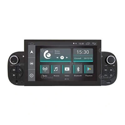 Immagine di Jf Sound car audio system Autoradio Custom Fit per Fiat Panda Android GPS Bluetooth WiFi Dab USB Full HD Touchscreen Display 9&quot;, Nero