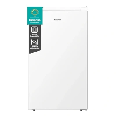 Immagine di Hisense FV78D4AWE Congelatore monoporta verticale da libera installazione, 3 Cassetti, Classe E, Capacità netta 65 Litri, Bianco