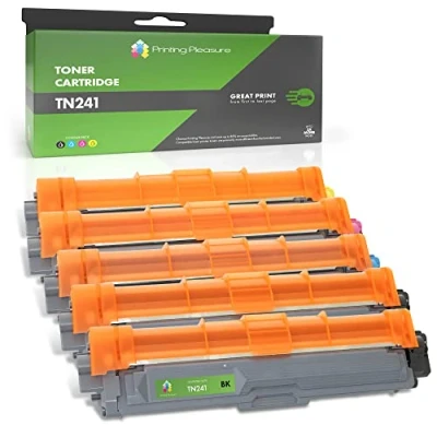 Immagine di 5 Toner Compatibili per Brother DCP 9020CDW HL 3140CW 3142CW 3150CDW 3152CDW 3170CDW 3172CDW MFC 9130CW 9140CDN 9330CDW 9340CDW TN241BK TN245C TN245M TN245Y