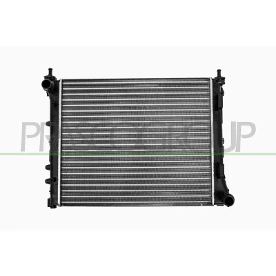 Immagine di PRASCO FT030R003 Radiatore motore Alluminio 480 415 23 con giunti rapidi Alette di raffreddamento montate meccanicamente FIAT: Panda III Hatchback