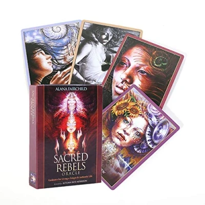 Immagine di 45 Pezzi Oracle Cards, Sacred Rebels Oracles Guidance for Living a Unique And Authentic Life, Board Game Divination, all English, Family Gathering Gift