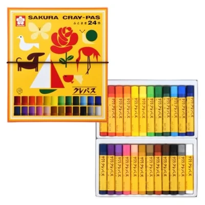 Immagine di 24 colori Sakura colore pastello rotolamento densamente (Giappone importazione)