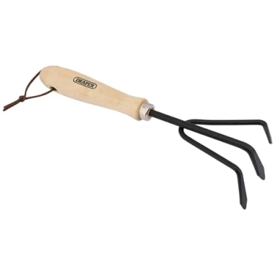 Immagine di Draper DRA83991 Coltivatore a mano in acciaio al carbonio con manico legno duro