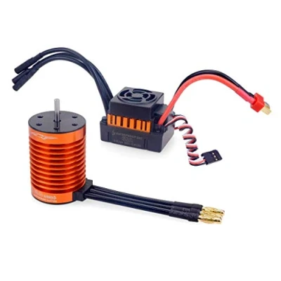 Immagine di Fasizi Impermeabile F540 3300KV Brushless Rc Car Motor +60A ESC Combo Set Per 1/10