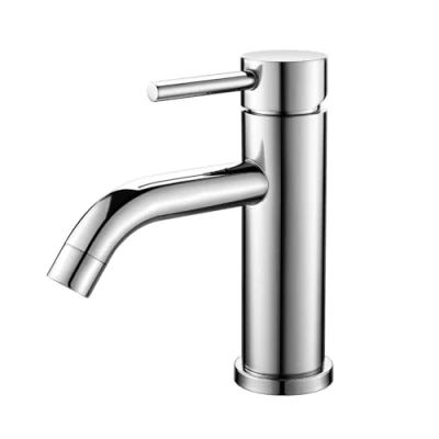 Immagine di Ibergrif M11003 Star, Miscelatore Monocomando per Bagno, Rubinetto Lavabo, Cromo, Argento