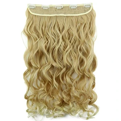 Immagine di CAISHA 70cm Clip In ExtensionsExtensions Per I Capelli Posticcio Liscio Biondo Mix C54a 1