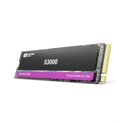 Immagine di SAN ZANG MASTER NVMe SSD M.2 1TB PCIe Gen3x4 2280 interno, fino a 3500MB/s di lettura, SLC Cache 3D NAND Flash, compatibile con laptop e PC desktop, S3000