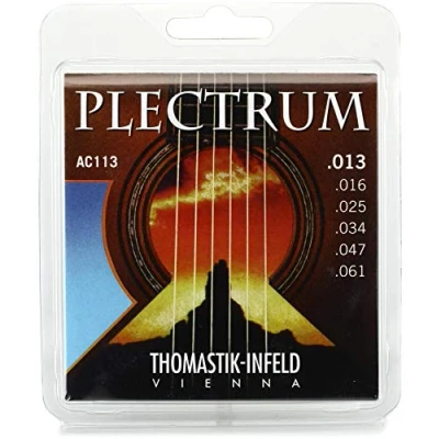 Immagine di THOMASTIK Corde per chitarra Set acustico &quot;Plectrum&quot; 13 61
