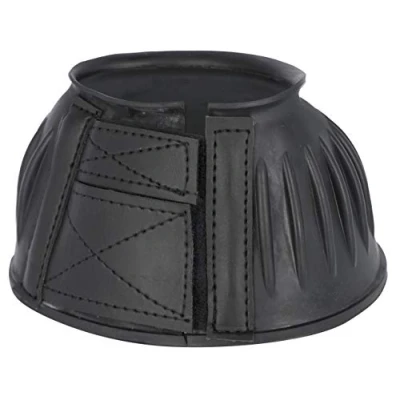 Immagine di Kerbl Coppia di campane per saltare in gomma, con chiusura velcro, colore: Nero