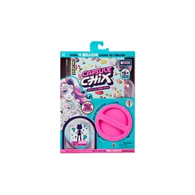 Immagine di Capsule Chix Build Your Own Surprise Fashion Doll Ctrl+Alt+Magic con capsula Machine Unboxing e Mix and Match mode accessori, multicolore