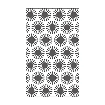 Immagine di Iris Ohyama Vaessen Mini Taschina per Embossing, Fiori, Aggiungere Texture e Dimensione a Pagine di Scrapbooking, Biglietti Altri Progetti Creativi con la Carta, Alluminio, 7,6 x 12,7 cm