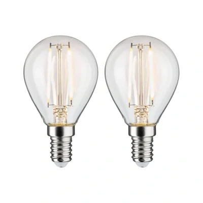 Immagine di Paulmann 28857 LED (monocolore) ERP F (A G) E14 2.7 W Bianco caldo (Ø x A) 45 mm 81 2 pz.