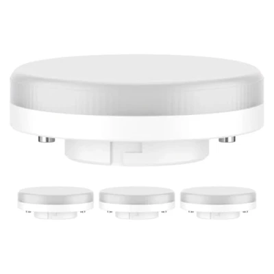 Immagine di ledscom.de 4 pezzi lampadina GX53 LED, bianco caldo (2700 K), 6,2 W, 509lm, 97, opaco