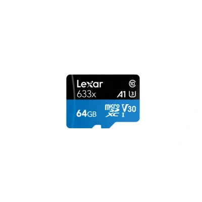 Immagine di Lexar 633x memoria flash 64 GB MicroSDXC UHS I Classe 10