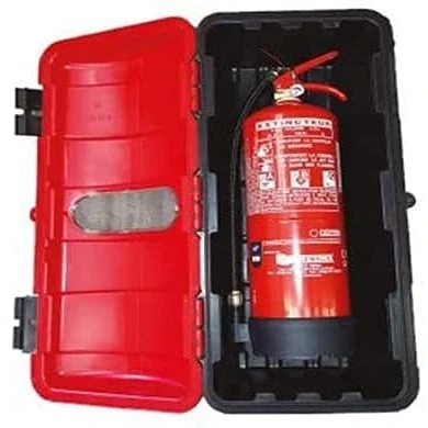Immagine di Ferretelix ABC Armadio in PVC per estintore da 6 kg, esterni (non incluso estintore)