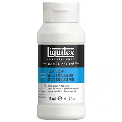 Immagine di Liquitex Professional Gesso trasparente, per preparazione superfici la pittura, 118 ml
