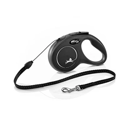 Immagine di Flexi Bobina Classic Cord 5 metri a 12 kg Nero