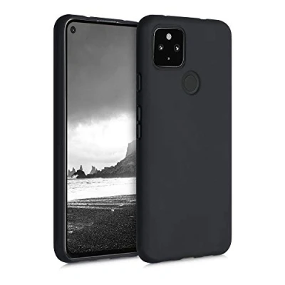 Immagine di kwmobile Custodia Compatibile con Google Pixel 4a 5G Cover Back Case per Smartphone in Silicone TPU Protezione Gommata nero