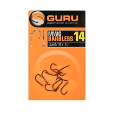 Immagine di Guru MWG Hooks Zonder Weerhaak Haakmaat 14 Witvis haken
