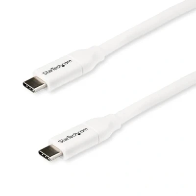 Immagine di StarTech.com Cavo USB C a con PD 5A M/M Bianco da 2m 2.0 Certificato IF