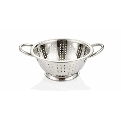 Immagine di Tescoma 428506 Colapasta con Base e due manici, Acciaio Inossidabile, linea GrandChef, diametro20 cm