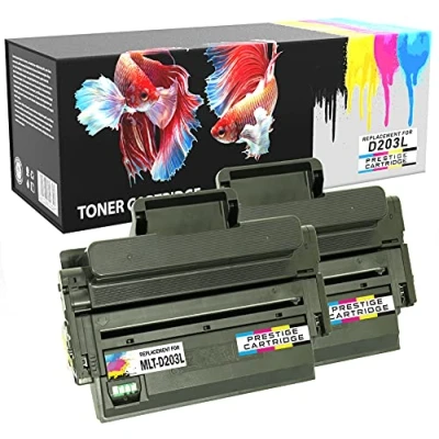 Immagine di PRESTIGE CARTRIDGE 2 Toner Compatibili MLT D203L Cartucce Laser per Samsung ProXpress M3320 M3320ND M3370 M3370FD M3370FW M3820 M3820ND M3820D M3820DW M3870 M3870FD M3870FW M4020 M4020ND M4020D M4070