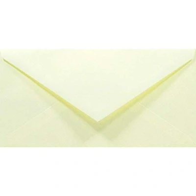 Immagine di Netuno 1000 buste da lettera colorate lunghe avorio carta colorata formato DL 110 x 220 mm Rainbow 80g americane con lembo a punta