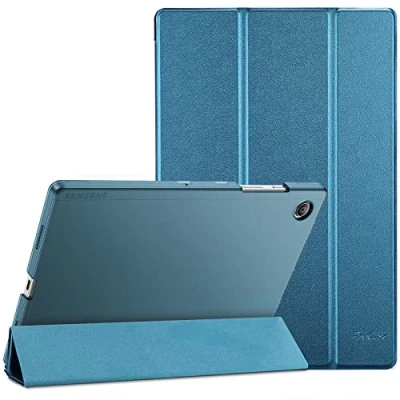 Immagine di ProCase Custodia per Galaxy Tab A8 10.5 Pollici 2021[SM X200/X205], Smart Cover Ultra Sottile Leggero Copertura Intelligente, Traslucida Smerigliata Teal