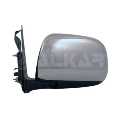 Immagine di Specchietto retrovisore esterno Alkar 9009036 Sx cromo manuale convesso per veicolo con guida a TOYOTA: HILUX 3 Pick up