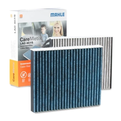 Immagine di MAHLE ORIGINAL LAO 467/S Filtro abitacolo al carbone attivo, con effetto antiallergico, antibatterico 247,0 206 30,0 CareMetix