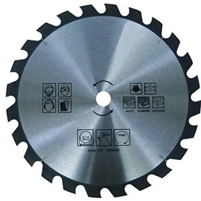 Immagine di Lama per sega circolare legno Ø 100 x 30 mm / 24 denti manuale HM metallo duro segare in seghe circolari a mano