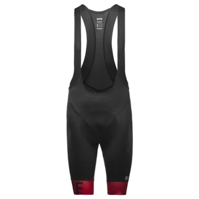 Immagine di GORE WEAR C5 Opti Bib Shorts+, Salopette Corta Uomo, Nero Rosso, XXL