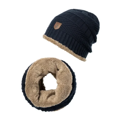 Immagine di Indicode Jeans SET Sciarpa, Taglia: One Size, Navy