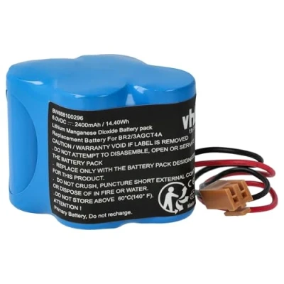 Immagine di vhbw batteria compatibile con Allen Bradley 1747 L531 SLC 5/03 controlli industriali, centraline (2400mAh, 6V, Li MnO2)