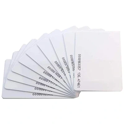 Immagine di AZDelivery 10 x RFID Card Keycard/Keycard con 125kHz Transponder bianco, numerati consecutivamente compatibile Arduino incluso un E Book!