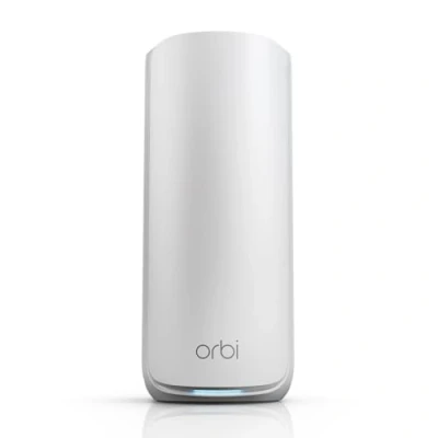 Immagine di NETGEAR Orbi serie 870 (RBE870) satellite aggiuntivo WiFi 7 mesh, compatibile con RBE872 e RBE873, offre una copertura aggiuntiva fino a 200 m², BE21000 802.11be (max 21 GBit/s), bianco