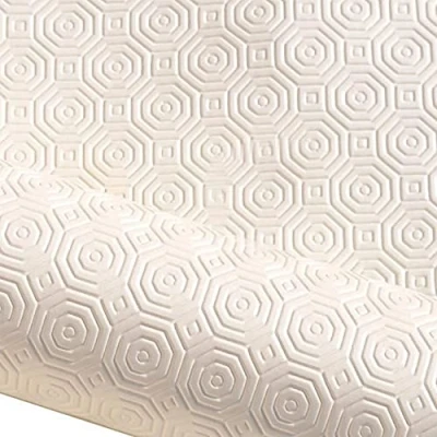 Immagine di MadeInNature Sotto tovaglia rotonda, ovale o rettangolare, dimensioni a scelta, protezione da tavolo bianca, e rotonda (rettangolare 140 x 280 cm)