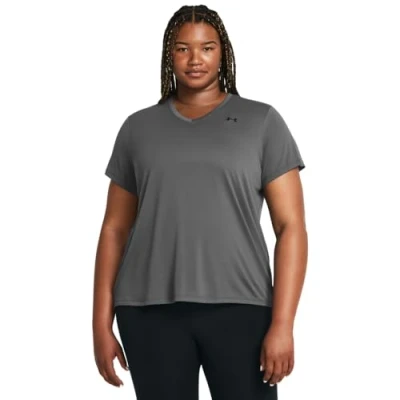 Immagine di Under Armour TECH Solid Tshirt sport, Donna, Taglia: Medium, Castlerock/black
