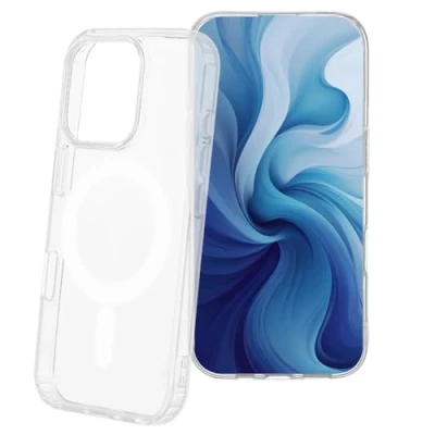Immagine di maxlife Custodia per iPhone 16 Pro Mag Anti Shock 6,3 pollici Cover Trasparente con Protezione in TPU e Policarbonato Resistente Agli Urti, Ultraleggera Antigraffio Smartphone