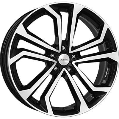 Immagine di DEZENT 5 fori 17Inch 114.3mm cerchio in lega TA dark mattschwarz Front poliert TTAY0BP485E Cerchione