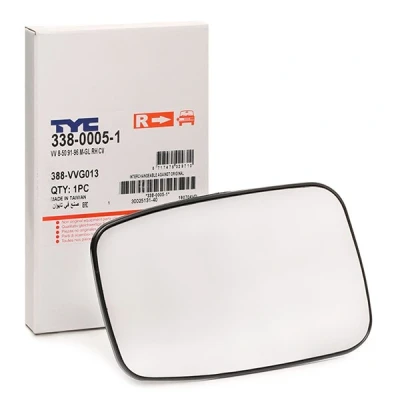 Immagine di TYC 338 0005 1 Vetro Specchio Retrovisore Dx VOLVO: V70 I, 850 Station Wagon, S40 I