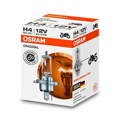 Immagine di Osram Original H4 Faro Alogeno, lampada, 64193 MC, 12 V, scatola pieghevole (1 pezzi)